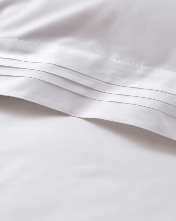 Cotton Tuxedo Pleat Duvet Cover