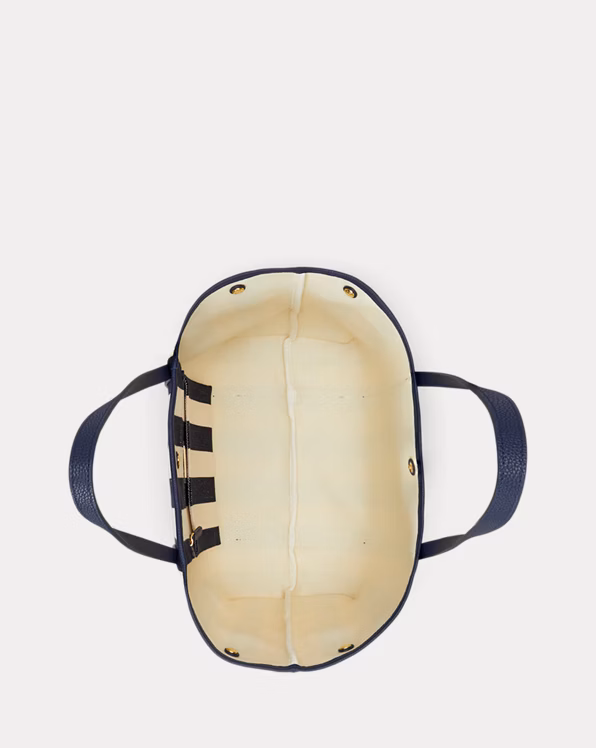 Striped Herringbone Large Emerie Tote