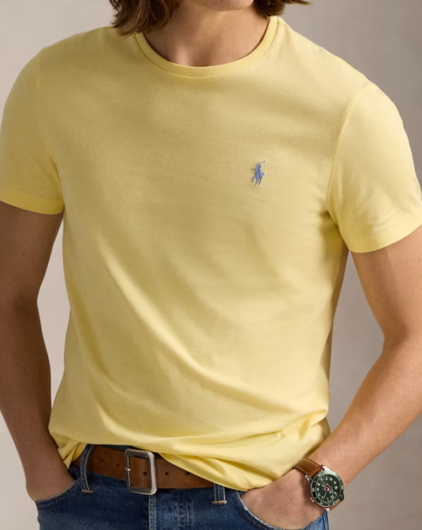 Custom Slim Fit Jersey Crewneck T-Shirt