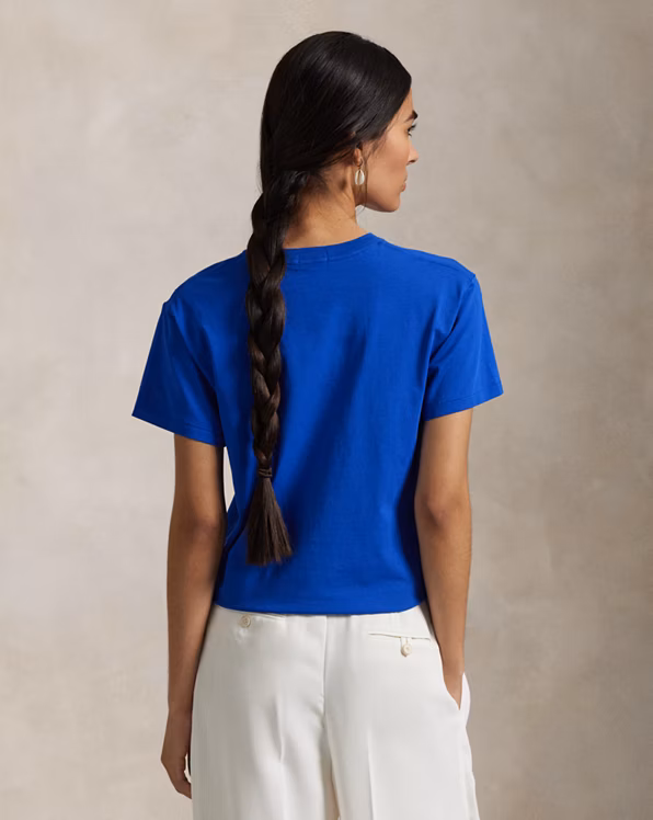 Logo Cotton Jersey Crewneck Tee