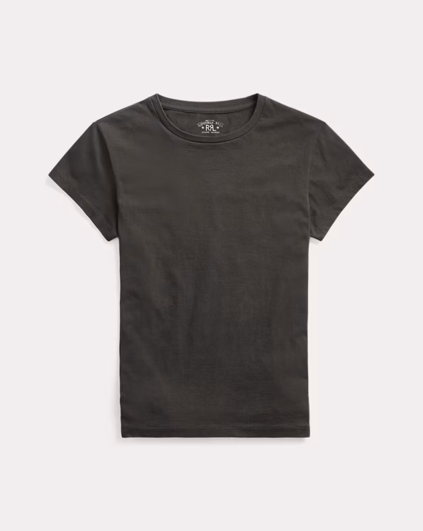 Cotton Jersey Crewneck T-Shirt