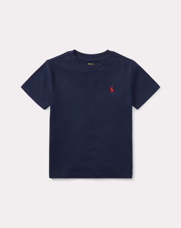 Cotton Jersey Crewneck T-Shirt