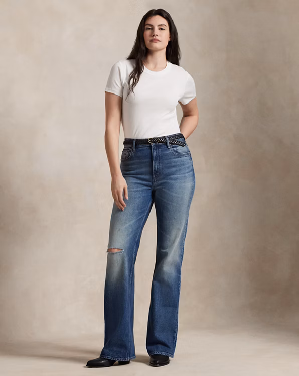 Slim Fit Rib-Knit Cotton Tee