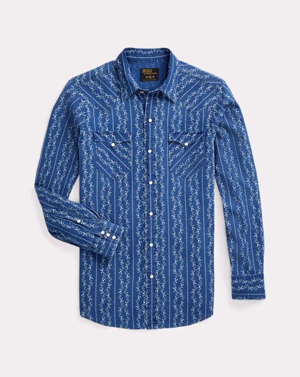 PRL x Naiomi Glasses Print Western Shirt