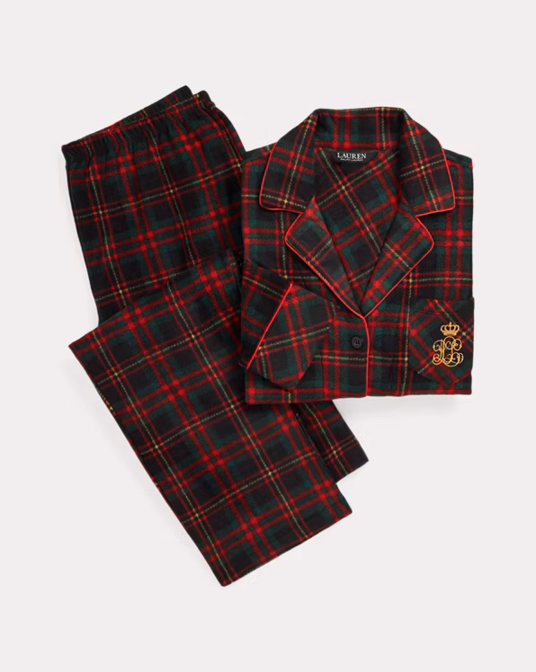 Plaid Fleece Sleep Set