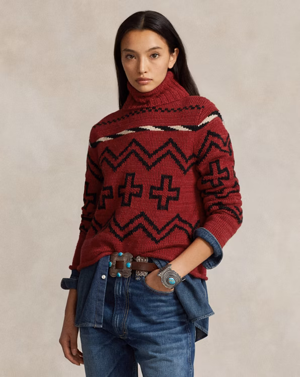 PRL x Naiomi Glasses Wool-Linen Jumper