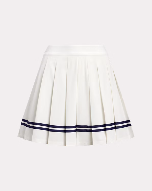 40.5 cm Pleated A-Line Performance Skort