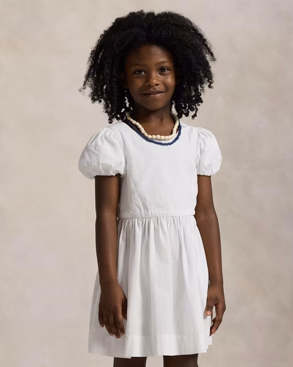 Cotton Seersucker Dress