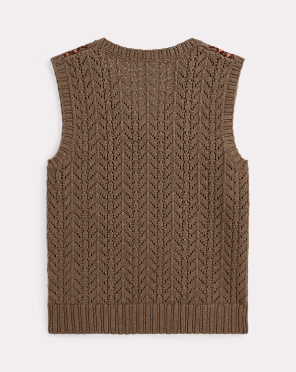 Fair Isle Short-Sleeved Jumper
