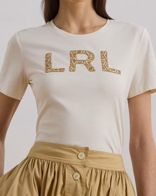 French Knot-Logo Cotton Jersey Tee