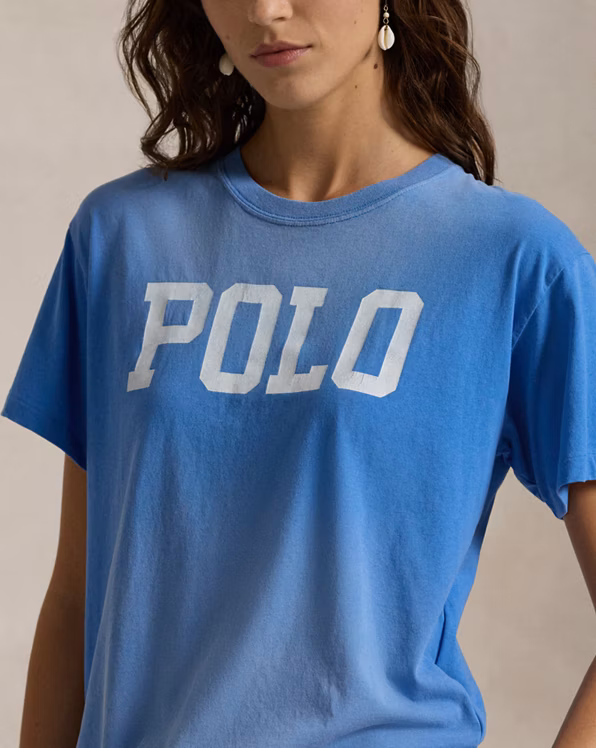 Logo Cotton Jersey Crewneck Tee