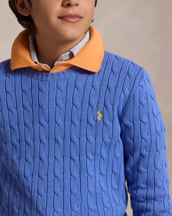 Cable-Knit Cotton Jumper