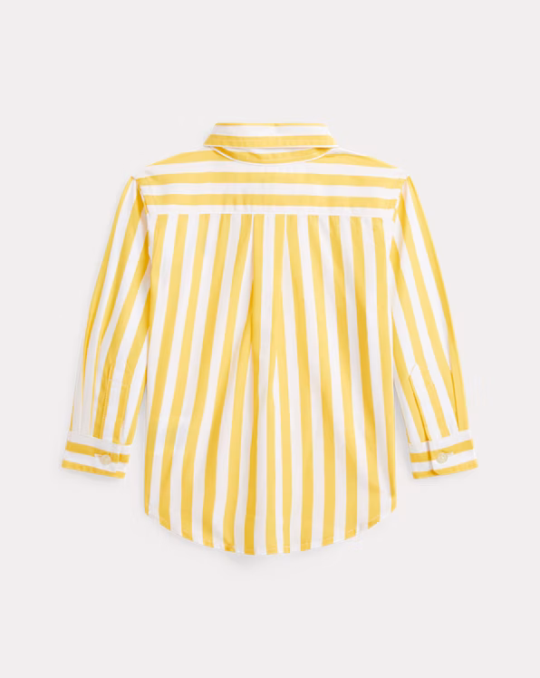 Striped Cotton Poplin Shirt