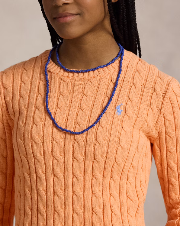 Cable-Knit Cotton Jumper