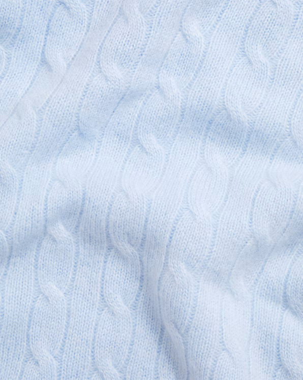 Cable-Knit Cashmere Blanket