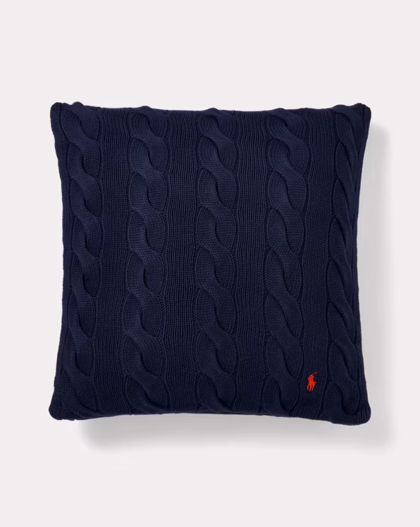 Hanley Cable-Knit Throw Pillow