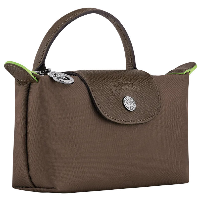 Le Pliage Green Pouch with handle