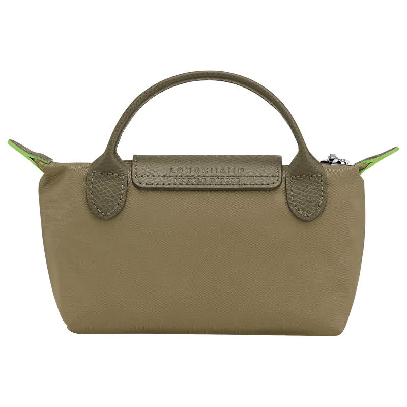 Le Pliage Green Pouch with handle