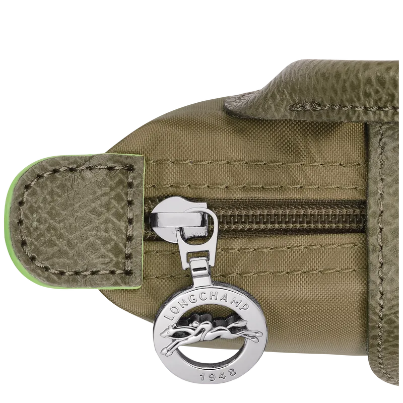 Le Pliage Green Pouch with handle